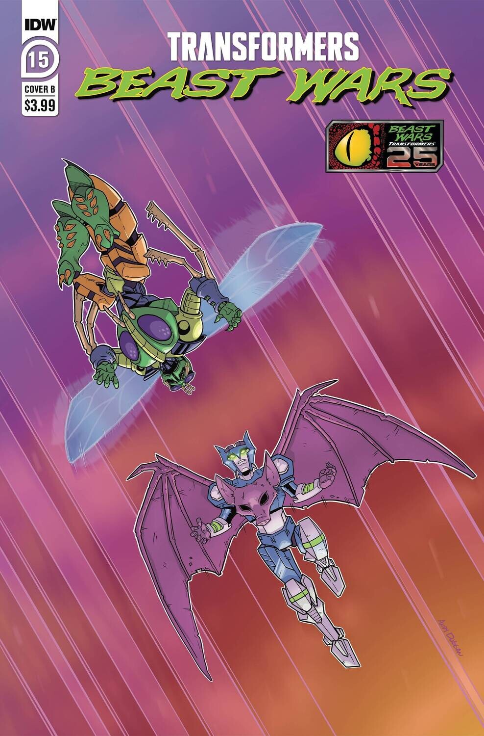 TRANSFORMERS BEAST WARS #15 CVR B ANDY DUGGAN IDW PUBLISHING (4th May 2022)