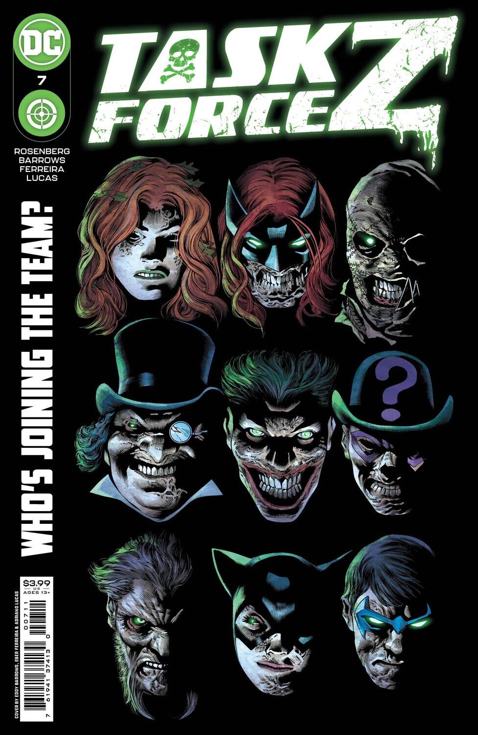 TASK FORCE Z #7 CVR A BARROWS & FERREIRA
DC COMICS
(4th May 2022)