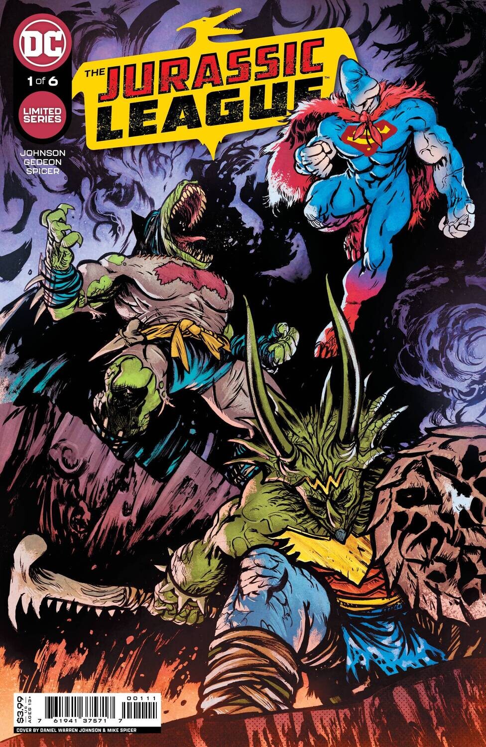 JURASSIC LEAGUE #1 CVR A JOHNSON
DC COMICS
(11th May 2022)