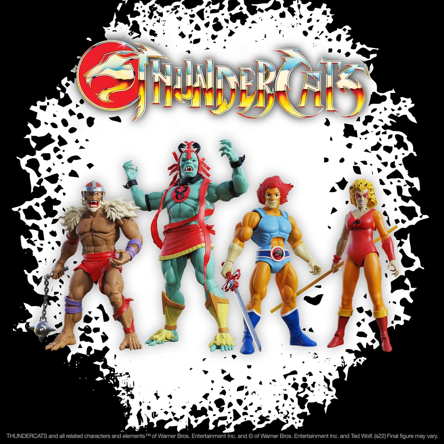 Super7 Thundercats Wave 6 Ultimates! - Set of 4 Action Figures (Toy Version)