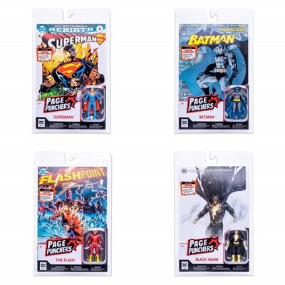 DC DIRECT COLLECTIBLES 3" PAGE PUNCHERS WAVE 1