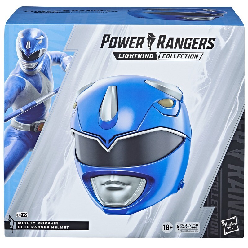 Power Rangers Lightning Collection Mighty Morphin Blue Ranger Helmet