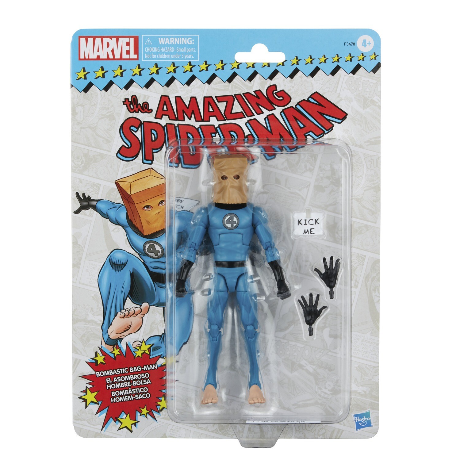 Marvel Legends Retro 6" Avengers Bombastic Bag-Man (Spider-Man)