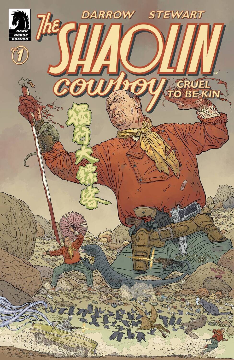 SHAOLIN COWBOY CRUEL TO BE KIN #1 (OF 7) CVR A DARROW
DARK HORSE COMICS
(18th May 2022)