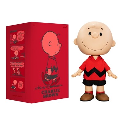 Super7 - Peanuts Supersize - Charlie Brown (Red Shirt)