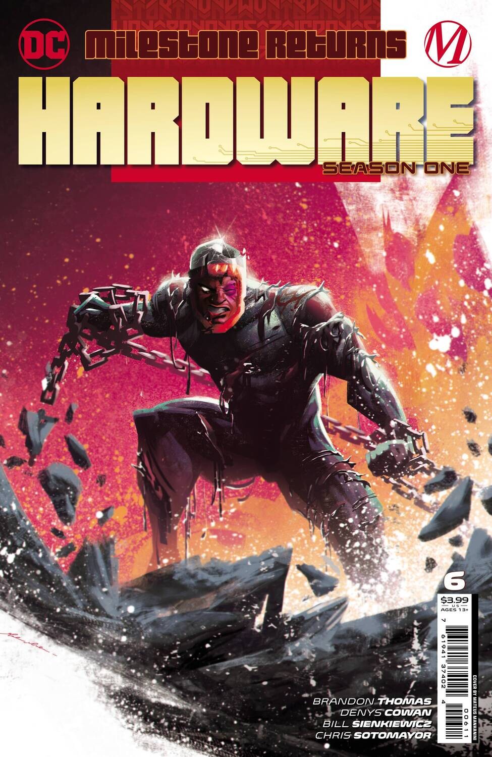 HARDWARE SEASON ONE #6 (OF 6) CVR A MANHANINI (RES)
DC COMICS
(1st June 2022)