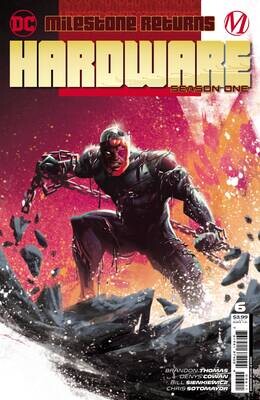 HARDWARE SEASON ONE #6 (OF 6) CVR A MANHANINI (RES)
DC COMICS
(1st June 2022) HARDWARE SEASON ONE #6 (OF 6) CVR A MANHANINI (RES)
DC COMICS
(1st June 2022)