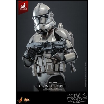 Hot Toys Star Wars The Clone Wars: 1:6 CLONE TROOPER - CHROME VERSION - HOT TOYS EXCLUSIVE