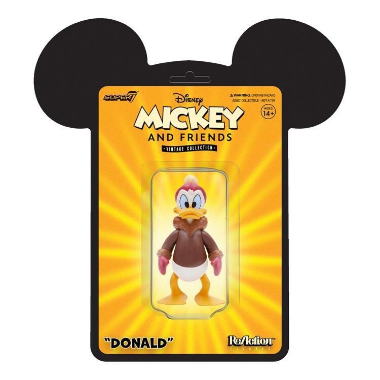 SUPER7 Disney ReAction Donald Duck Figure