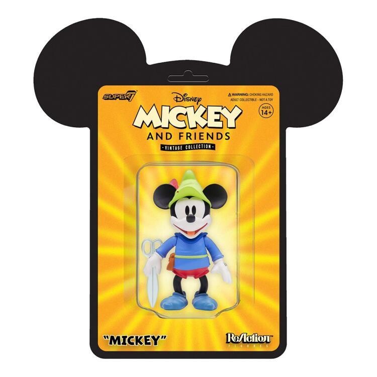 SUPER7 Disney ReAction Mickey Mouse (Brave Little Tailor) Figure
