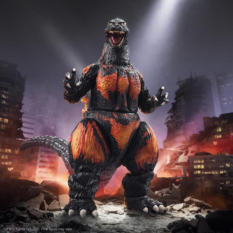 Super7 TOHO GODZILLA Ultimates Burning Godzilla (1995) Figure