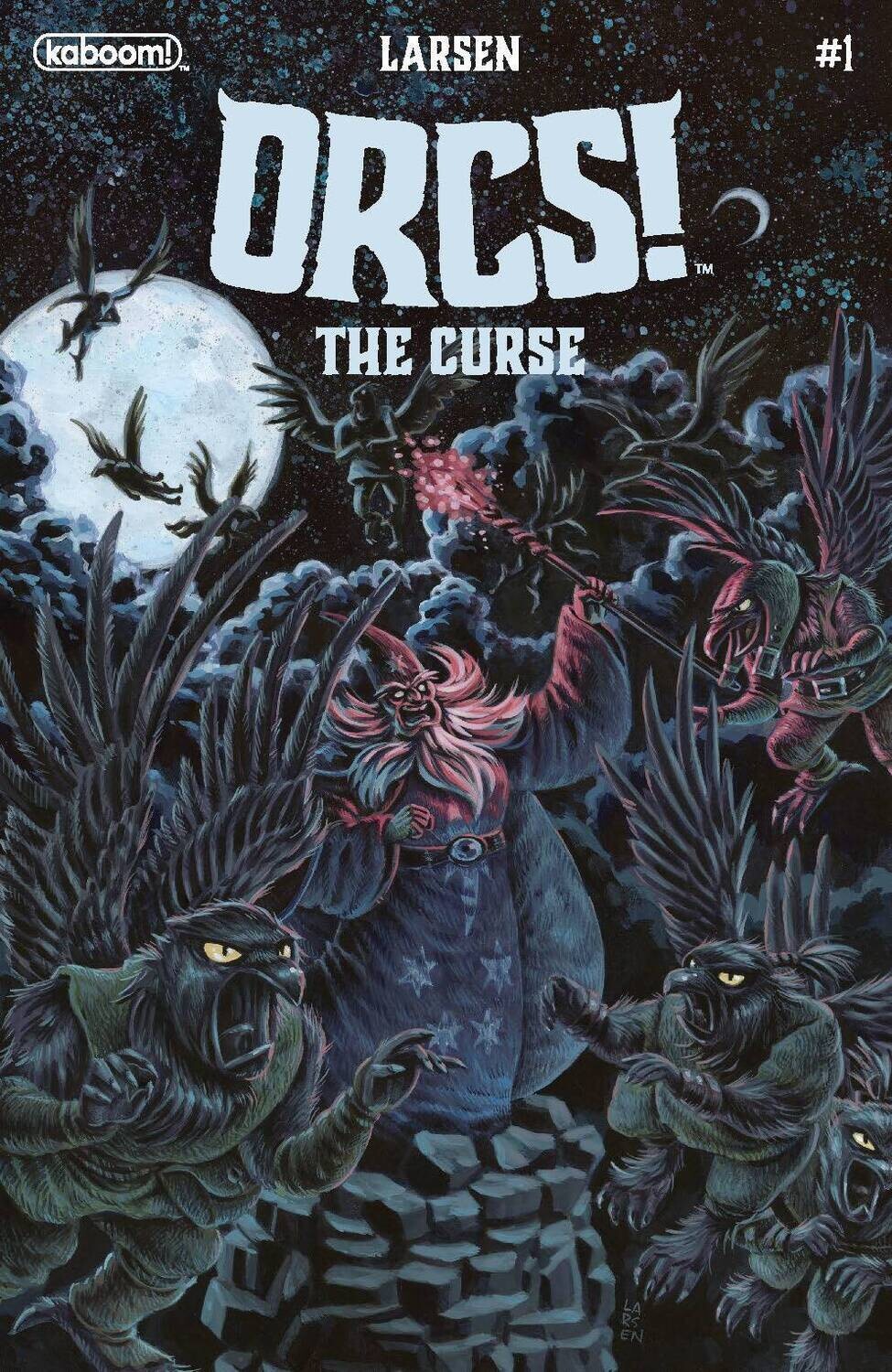 ORCS THE CURSE #1 (OF 4) CVR A LARSEN
BOOM! STUDIOS
(8th June 2022)