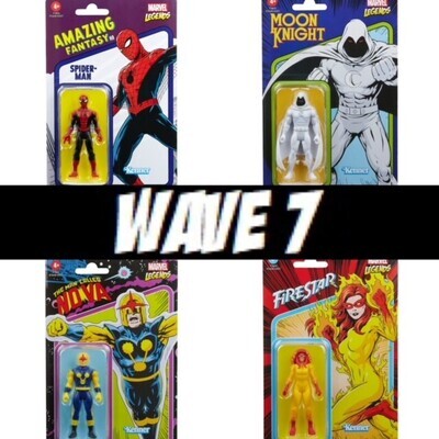 Marvel Legends RETRO COLLECTION 3.75" WAVE 7 - Set of 4