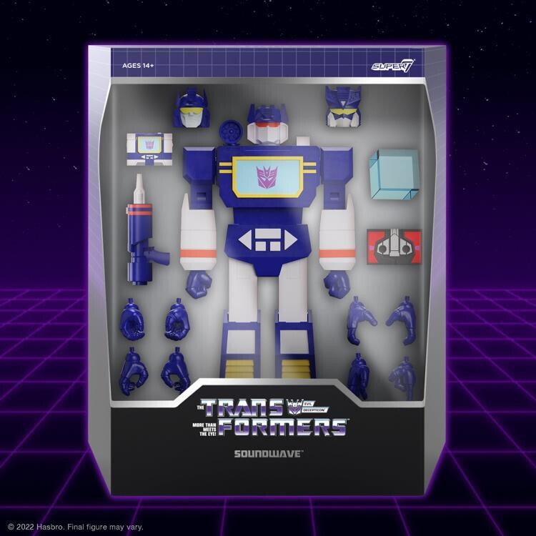 Super7 Transformers ULTIMATES! Wave 4 - Soundwave (G1) 7" Scale Action Figure