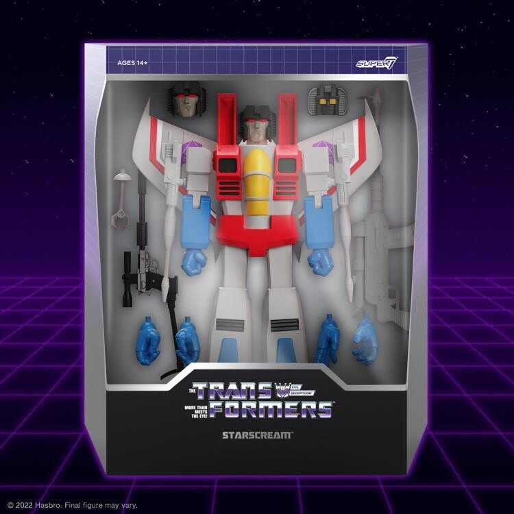 Super7 Transformers ULTIMATES! Wave 4 - Starscream (G1) 7" Scale Action Figure