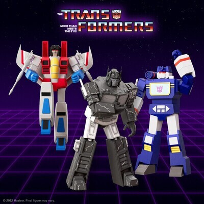 Super7 Transformers ULTIMATES! Wave 4 - SET OF 3 FIGURES 7" Scale Action Figure