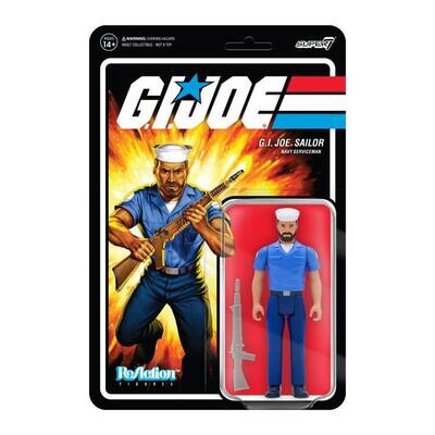 Super7 - G.I. Joe ReAction Blueshirt Sailor with Beard (Tan)