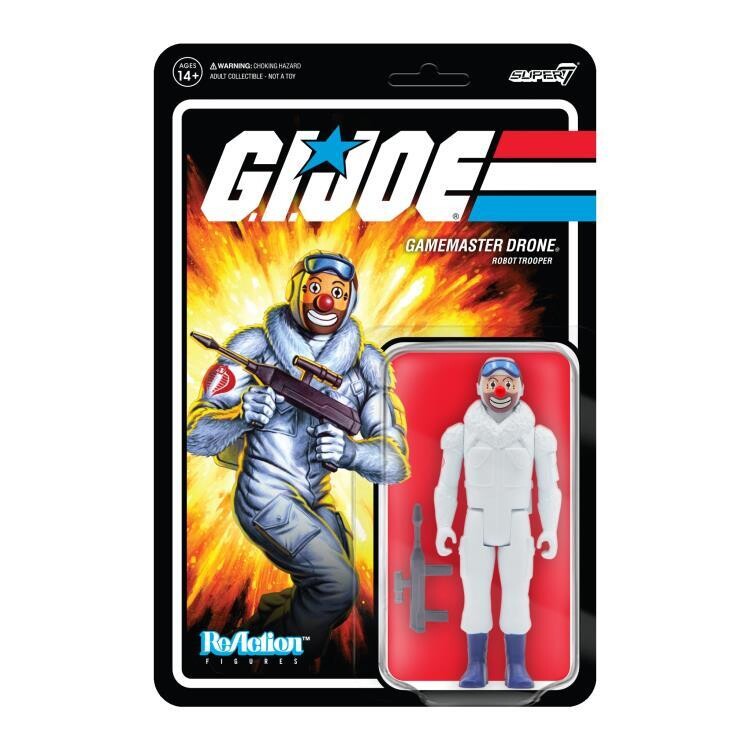 Super7 - G.I. Joe ReAction Gamemaster Drone (Robot Trooper) Figure