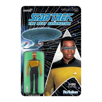 Super7 - Star Trek: The Next Generation ReAction Lt Commander Geordi La Forge Figure