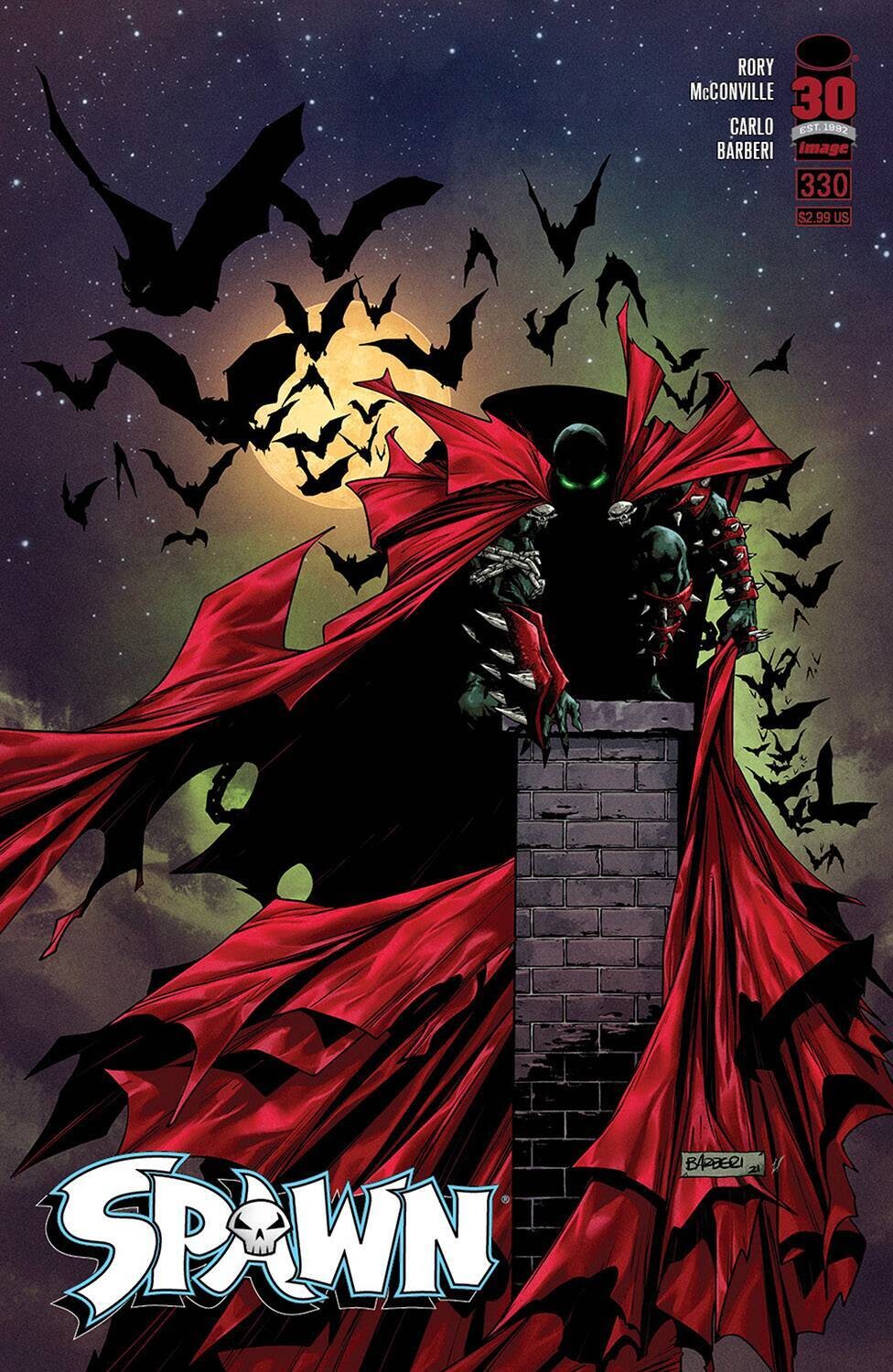 SPAWN #330 CVR A BARBERI IMAGE COMICS (15th June 2022)