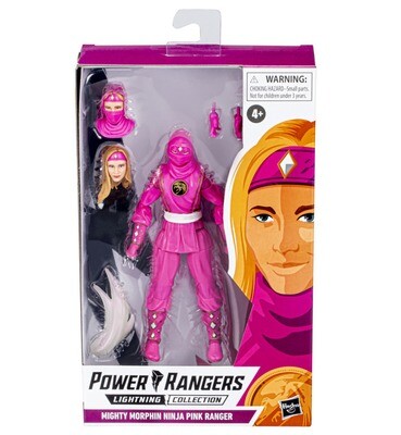 Power Rangers Lightning Collection Mighty Morphin Ninja Pink (Kat) Ranger Figure