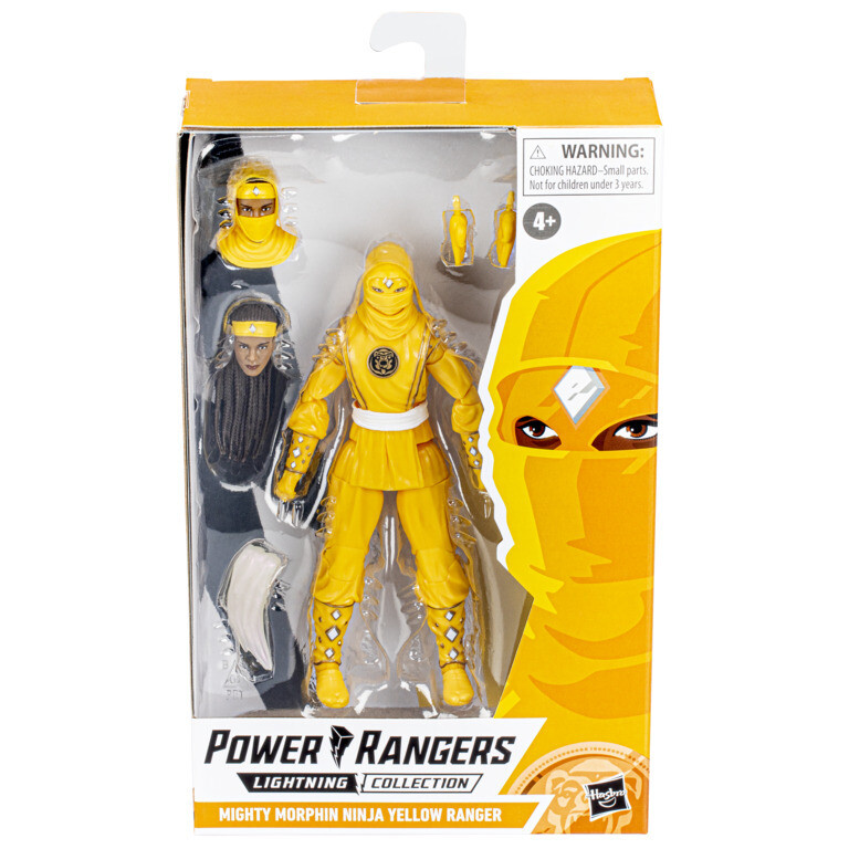 Power Rangers Lightning Collection Mighty Morphin Ninja Yellow Ranger Figure