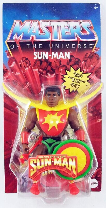 Masters of the Universe Origins  SUN-MAN Action Figure (VARIED EU/US CARD)