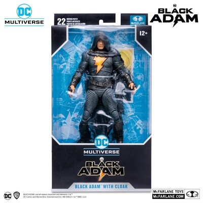 McFarlane Toys - DC Multiverse BLACK ADAM WITH CLOAK (MOVIE)