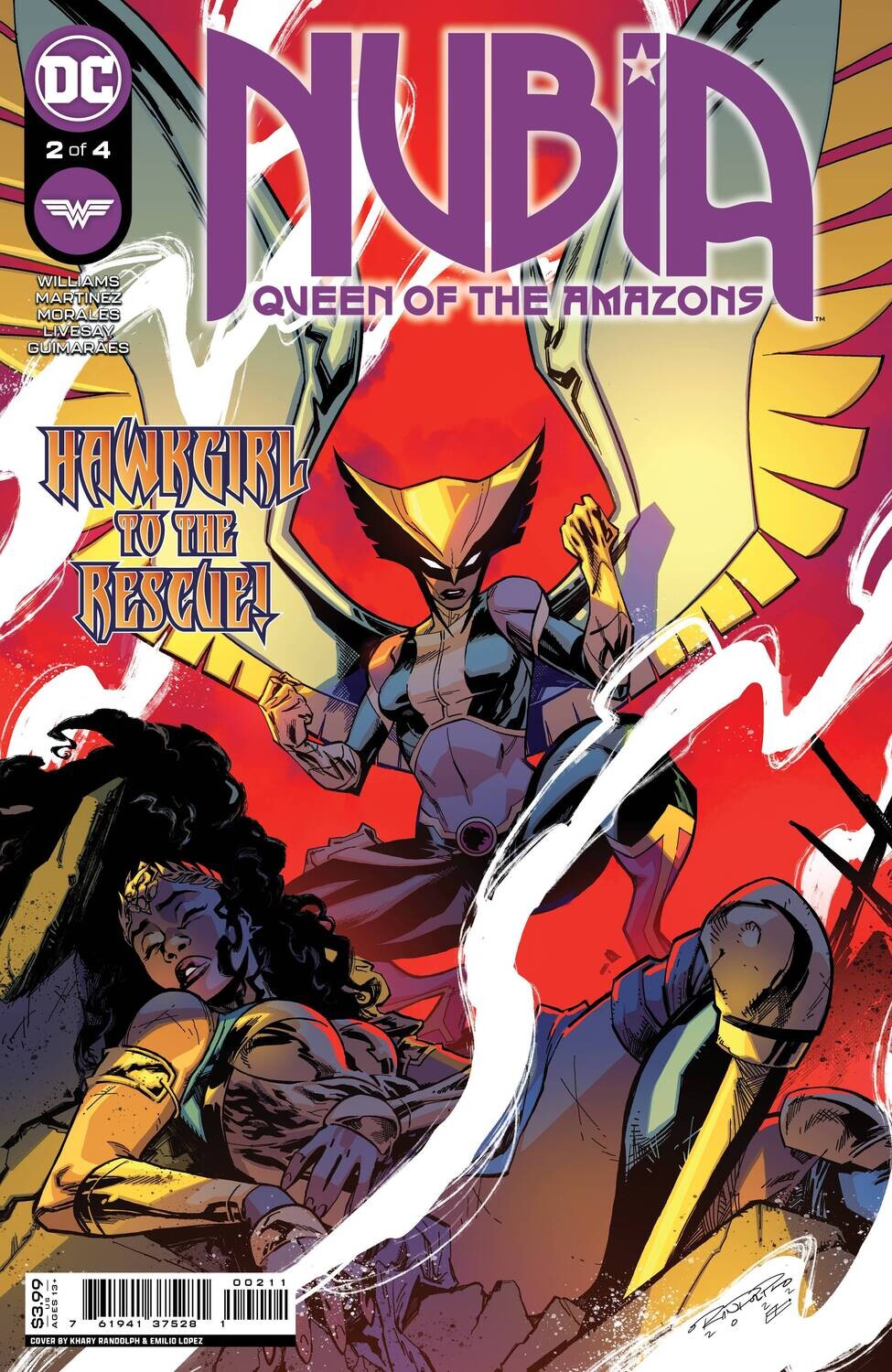 NUBIA QUEEN OF THE AMAZONS #2 CVR A RANDOLPH
DC COMICS
(6th July 2022)
