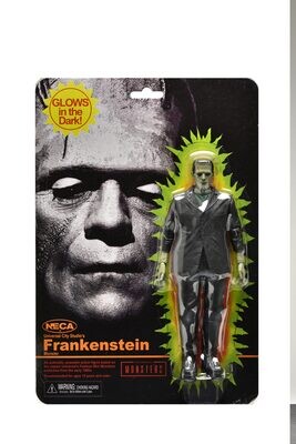 NECA Retro 7" Scale Universal Monsters  Frankenstein(glow in the dark)