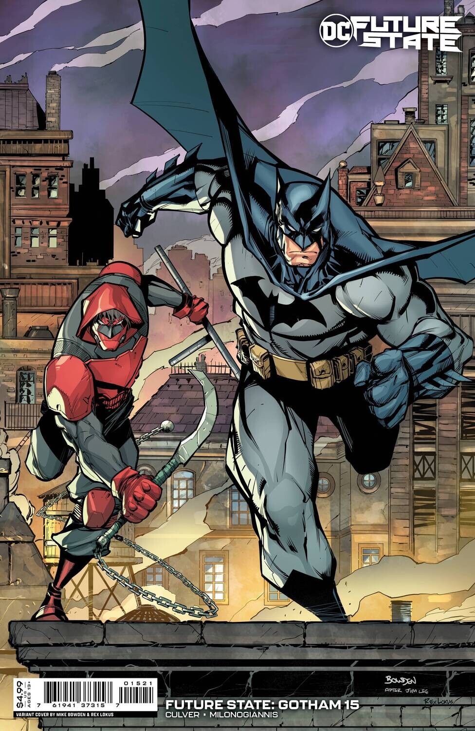 FUTURE STATE GOTHAM #15 CVR B BOWDEN CARD STOCK VAR
DC COMICS
(13th July 2022)