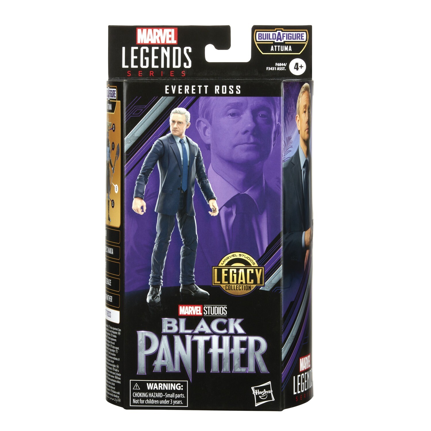 Marvel Legends 6" Black Panther 2 Wave Everett Ross (Attuma BAF)