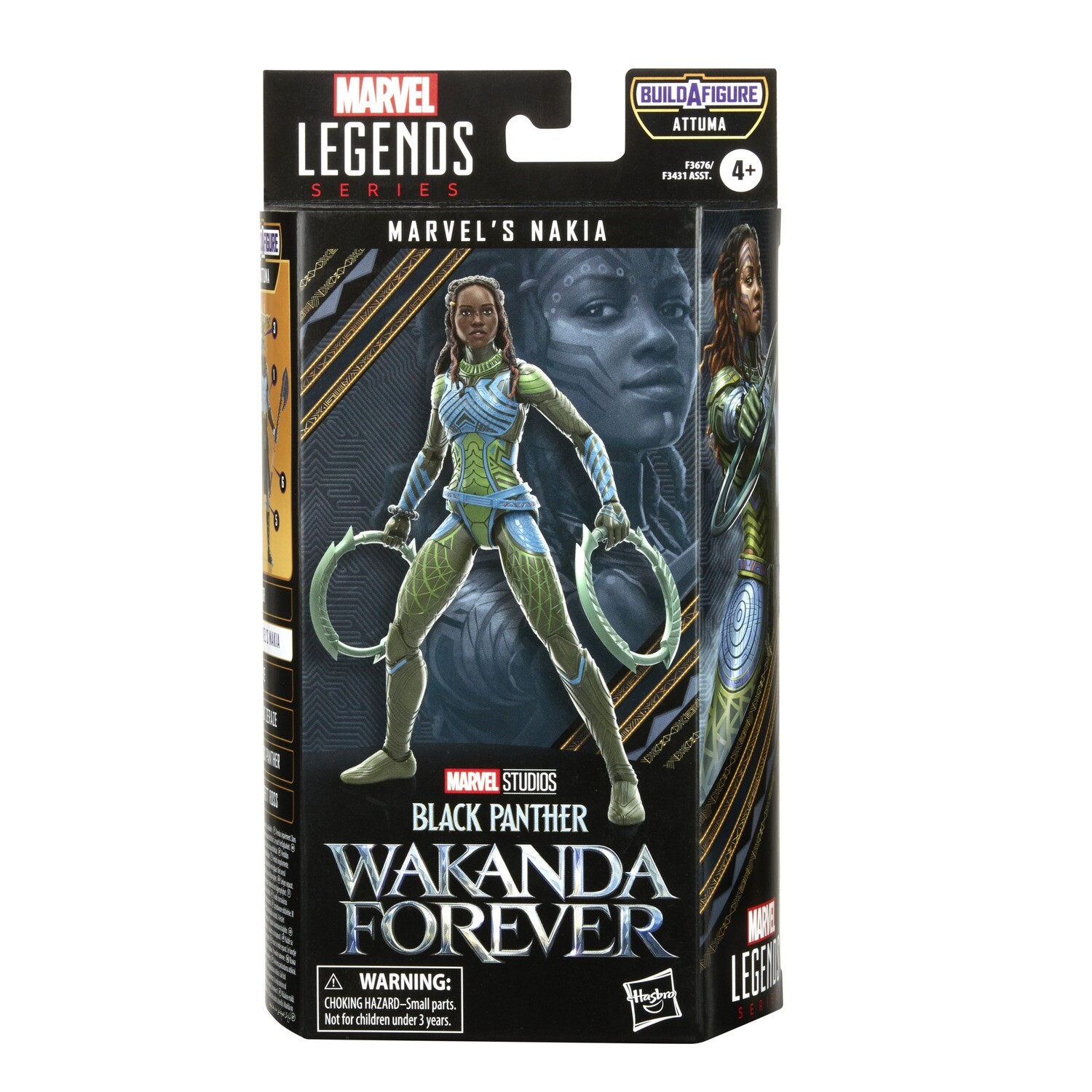 Marvel Legends 6" Black Panther 2 Wave Nakia (Attuma BAF)