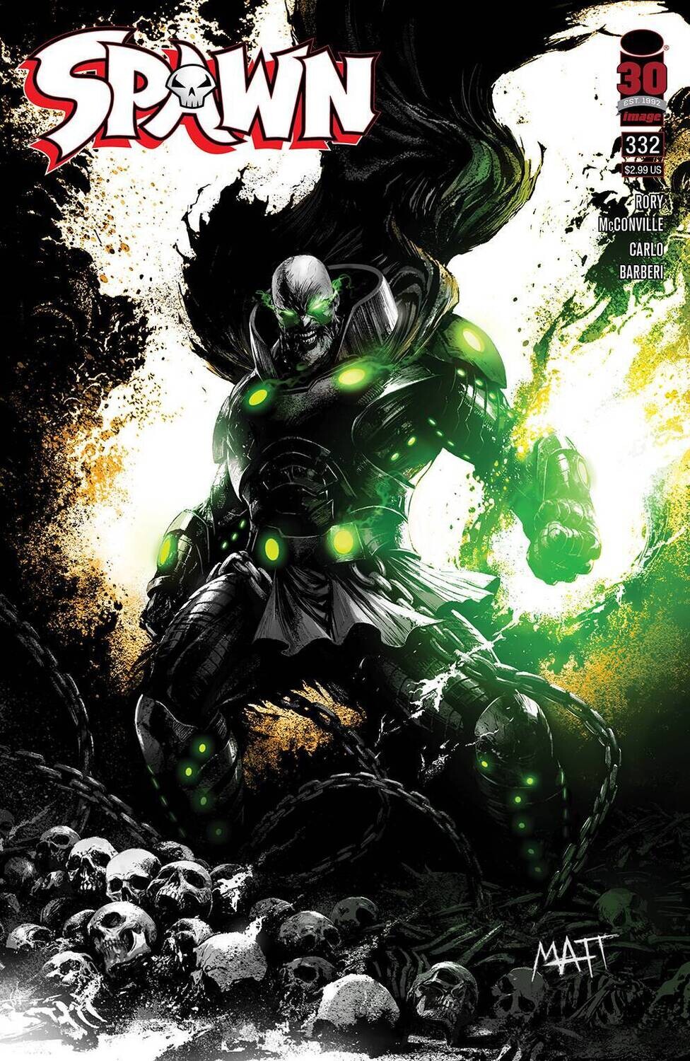 SPAWN #332 CVR B MATTINA
IMAGE COMICS
(3rd August 2022)