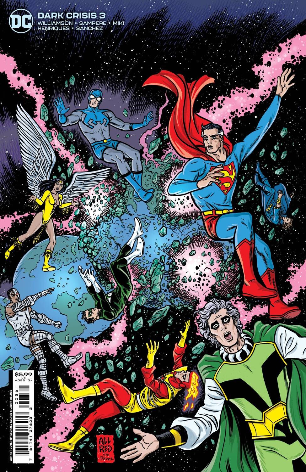 DARK CRISIS #3 CVR C ALLRED HOMAGE CARD STOCK VAR
DC COMICS
(3rd August 2022)