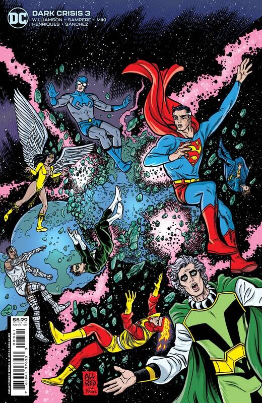 DARK CRISIS #3 CVR C ALLRED HOMAGE CARD STOCK VAR
DC COMICS
(3rd August 2022) DARK CRISIS #3 CVR C ALLRED HOMAGE CARD STOCK VAR
DC COMICS
(3rd August 2022)
