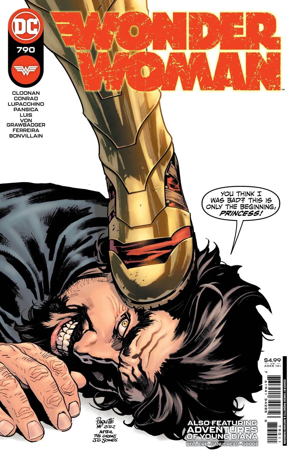 WONDER WOMAN #790 CVR A PAQUETTE
DC COMICS
(10th August 2022)