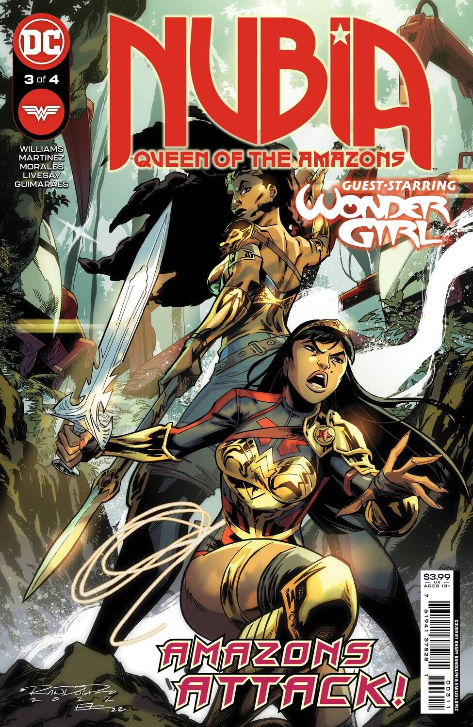 NUBIA QUEEN OF THE AMAZONS #3 CVR A RANDOLPH
DC COMICS
(10th August 2022)