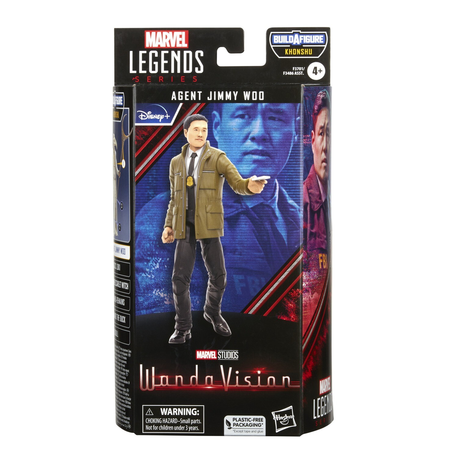 Marvel Legends 6" Disney Plus Wave 3 Agent Jimmy Woo (Khonshu BAF)