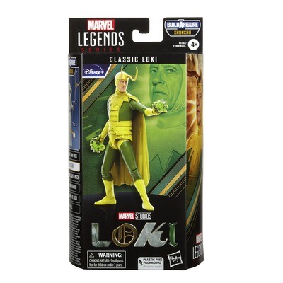 Marvel Legends 6" Disney Plus Wave 3 Classic Loki (Khonshu BAF)