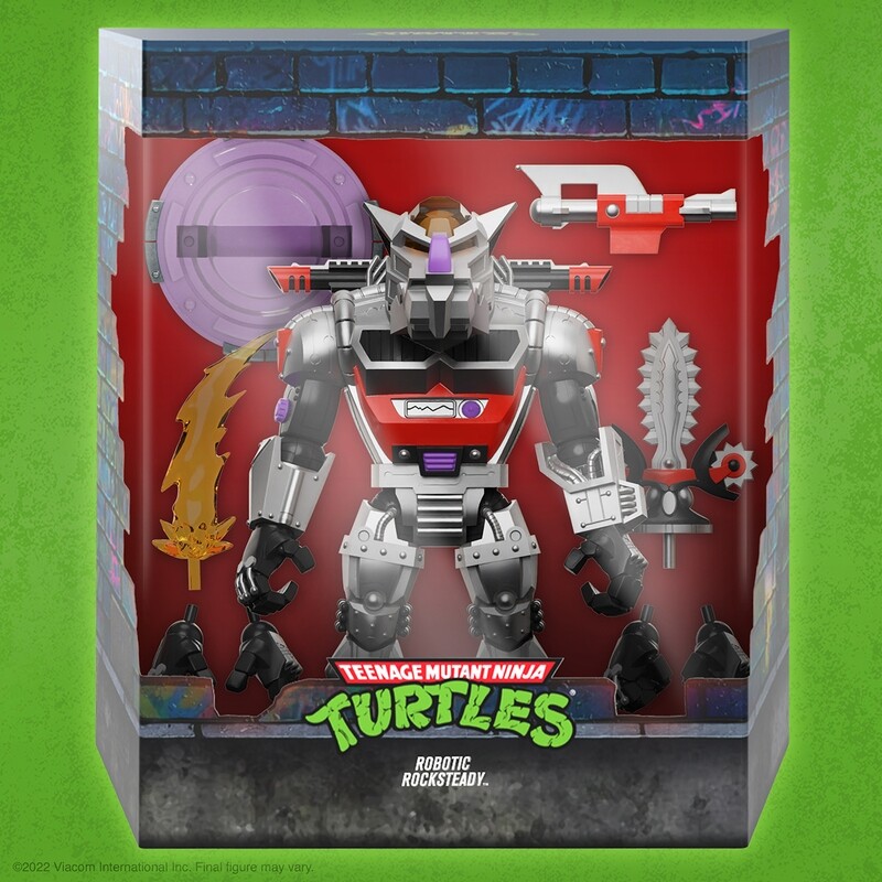 Super7 TMNT Wave 8 Ultimate Robot Rocksteady (Teenage Mutant Ninja Turtles)