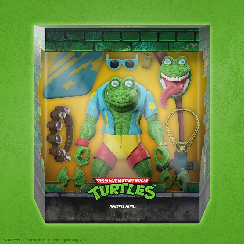 Super7 TMNT Wave 8 Ultimate  Genghis Frog (Teenage Mutant Ninja Turtles)