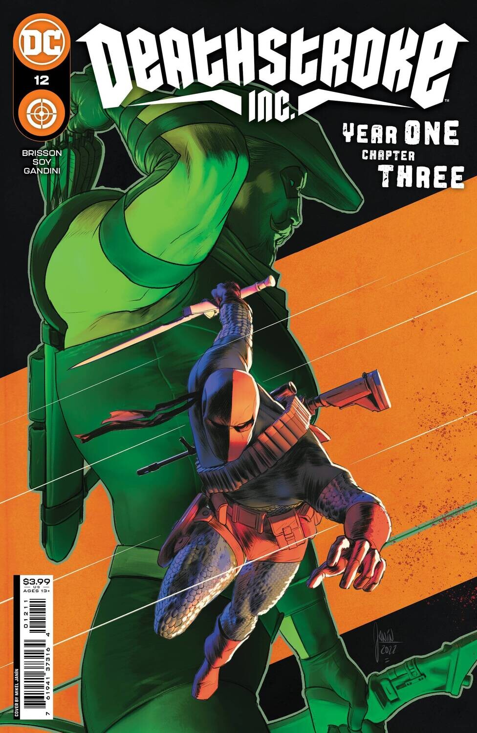 DEATHSTROKE INC #12 CVR A JANIN
DC COMICS
(24th August 2022)
