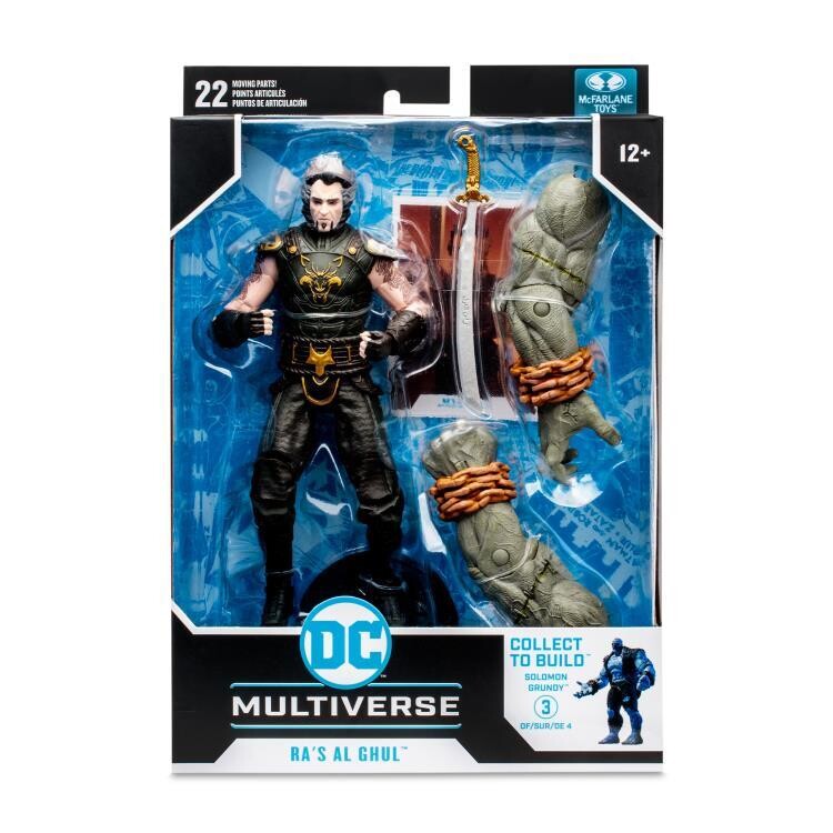 McFarlane Toys - Arkham City DC Multiverse Ra's Al Ghul Action Figure (Solomon Grundy BAF)