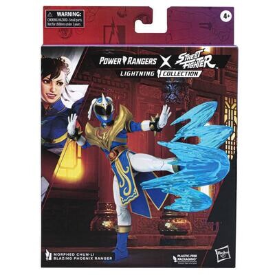 Power Rangers Lightning Collection X Street Fighter 6" Blazing Phoenix Chun-Li