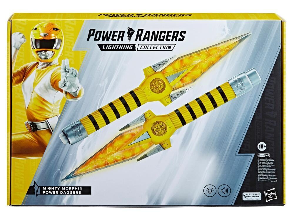 Power Rangers Lightning Collection Mighty Morphin Yellow Ranger Power Daggers