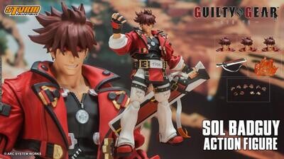 GUILTY GEAR SOL BADGUY フィギュア STORM COLLECTIBLES Guilty Gear Strive Sol Badguy 1/12 Scale Figure