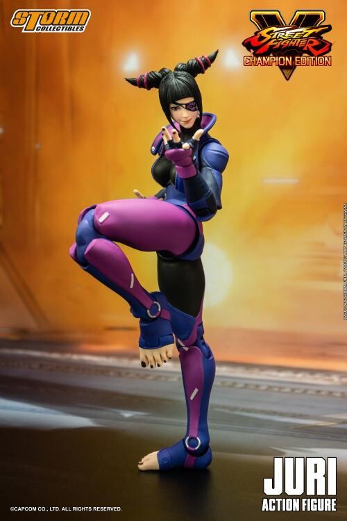STORM COLLECTIBLES Street Fighter V Champion Edition Juri Han 1/12 Scale Figure