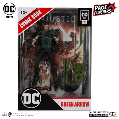 DC DIRECT COLLECTIBLES 7" PAGE PUNCHERS INJUSTICE 2: WAVE 1: GREEN ARROW
