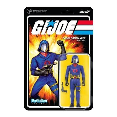 Super7 - G.I. Joe ReAction Cobra Commander (Toy Colors V2) Figure